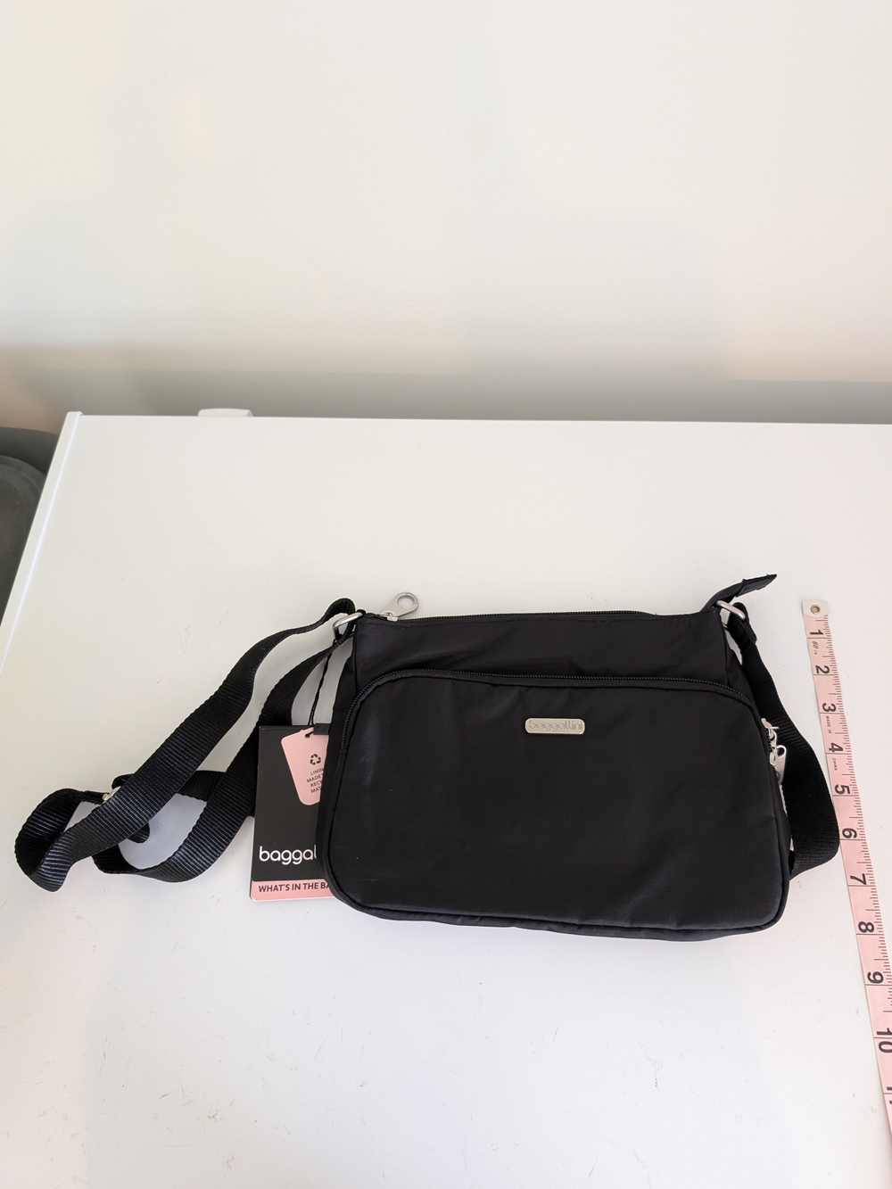 NWT Black Baggallini Crossbody